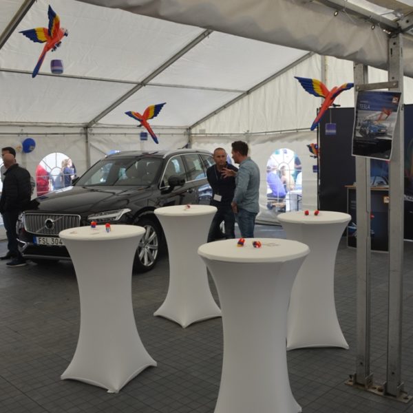 Tält, uthyrning, hyra, partytält 8 meter